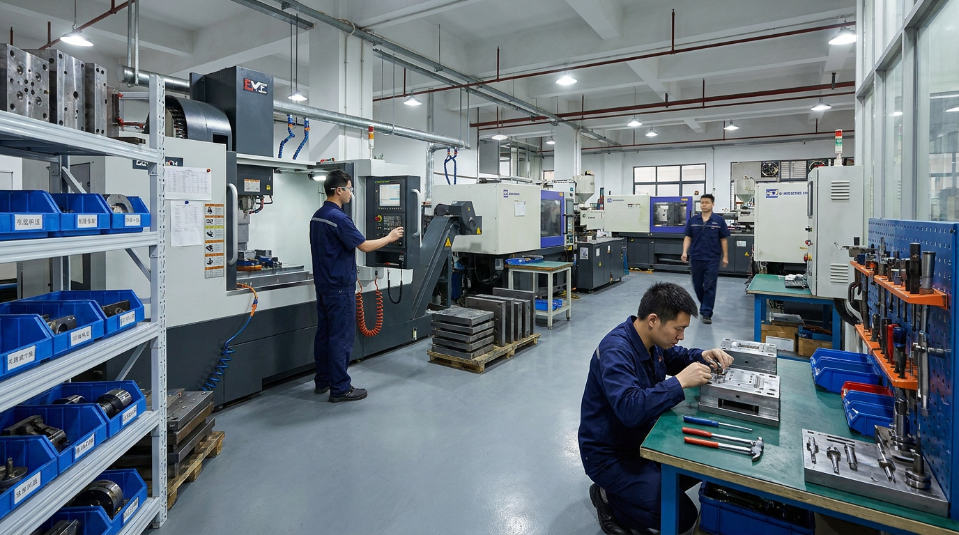 BuildMold precision mold manufacturing factory workshop Shenzhen