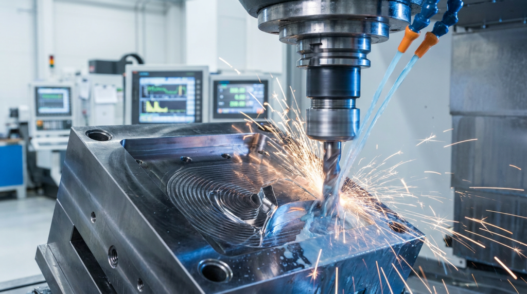 cnc machining mold components