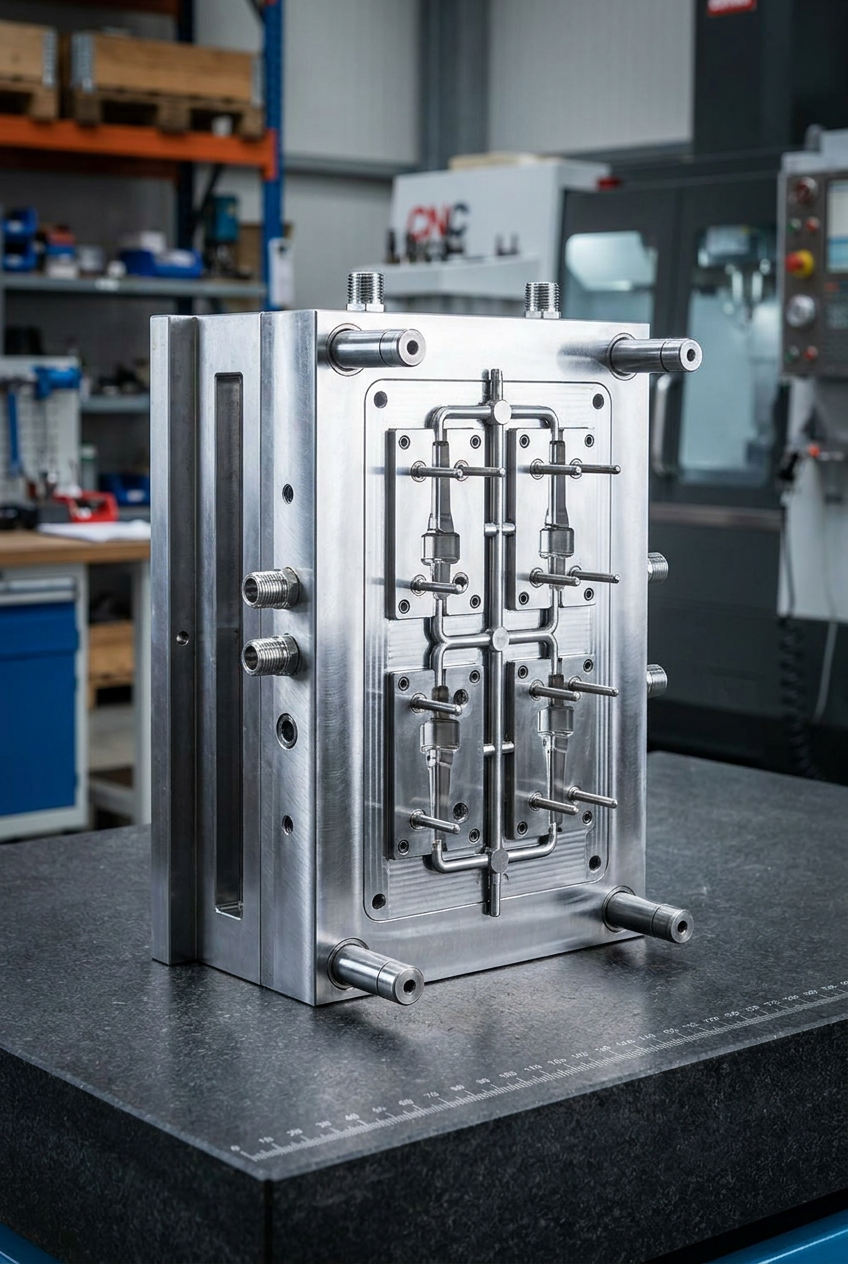 Injection molded parts and precision mold BuildMold