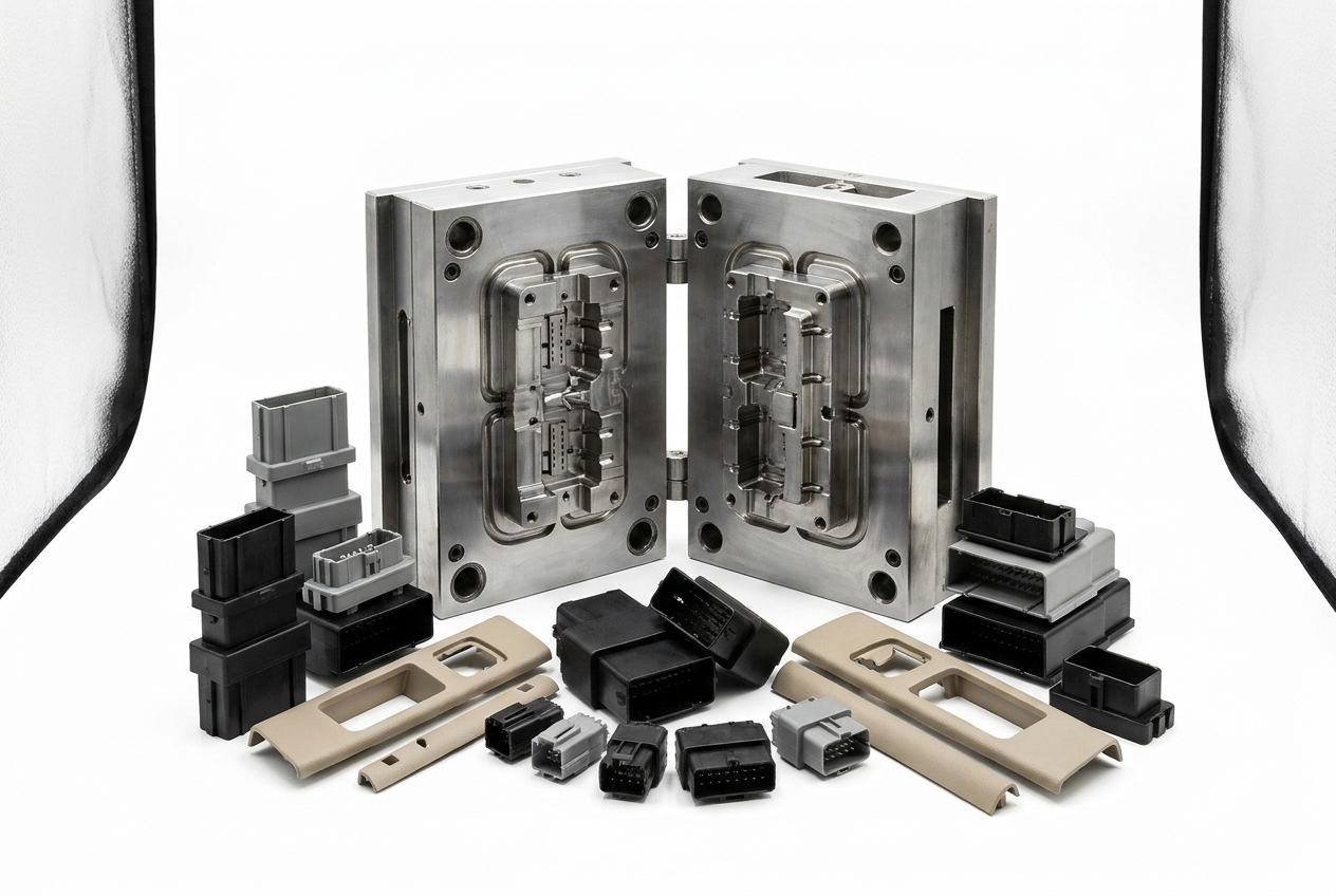 Metal stamping press progressive die