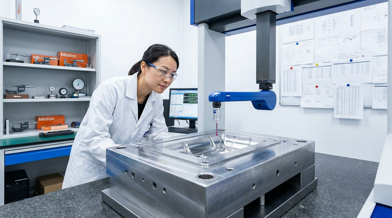 Quality Control Zeiss CMM quality inspection precision mold manufacturing